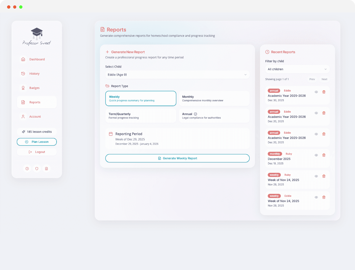 Reports for Local Authorities